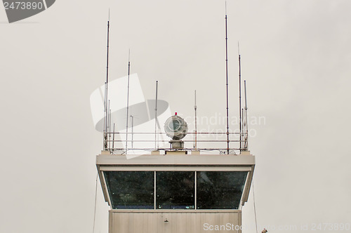 Image of Top of the airport control tower