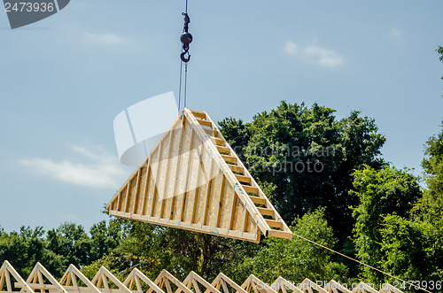 Image of construction crane at a job site