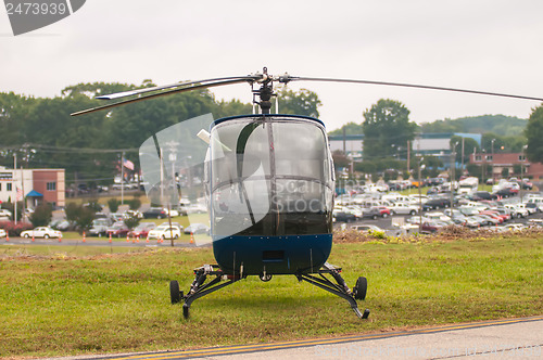Image of helicopter at the airshow