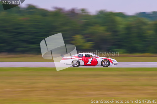 Image of number one race car winner