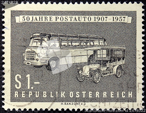 Image of Old Bus Stamp