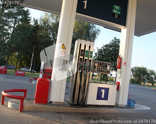 Image of gas station