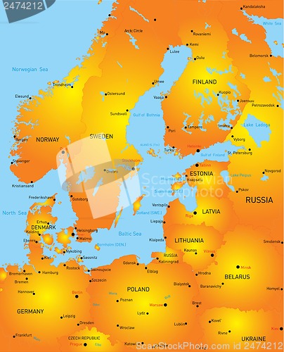 Image of Baltic region countries