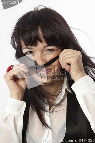Image of real middle aged woman