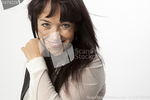 Image of real middle aged woman