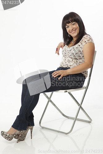 Image of real middle aged woman