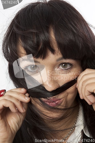 Image of real middle aged woman