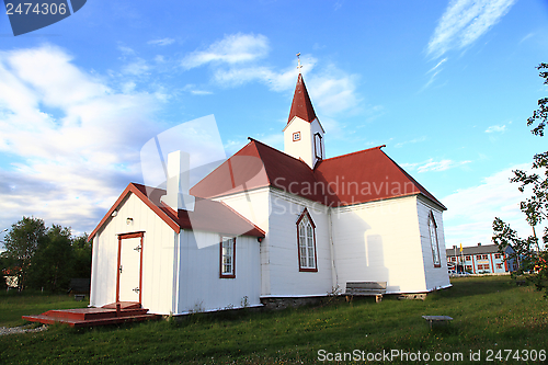 Image of The old church in Karasjok,Norway