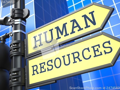 Image of Human Resources. Business Concept.