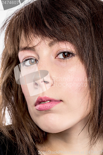 Image of Closeup portrait of an attractive young woman