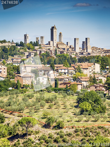 Image of View to San Gimignano