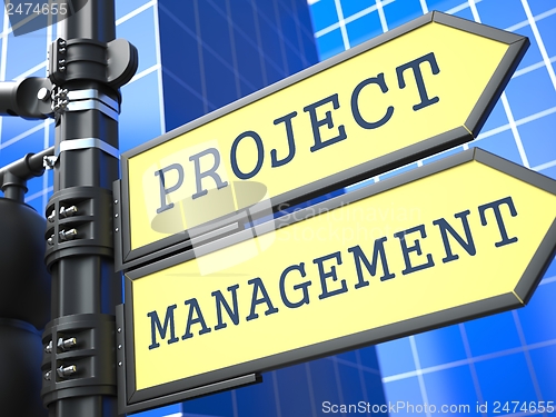 Image of Project Management. Business Concept.