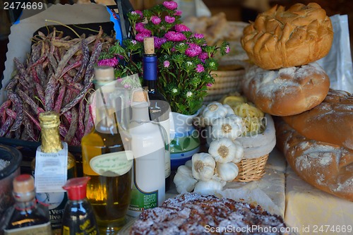 Image of catering buffet food indoor in luxury restaurant