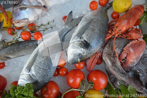 Image of Seafood on ice