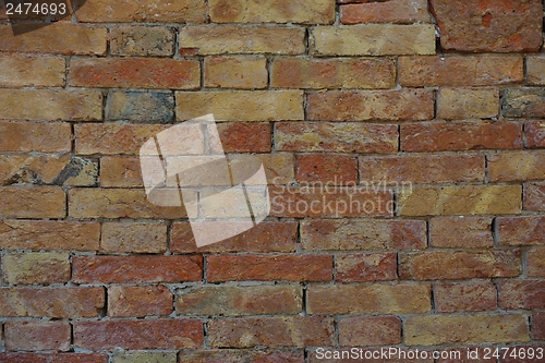 Image of red  brick wall texture