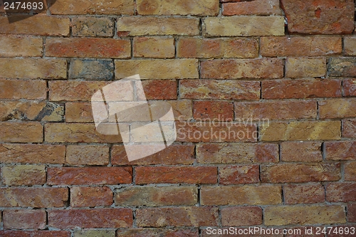 Image of red  brick wall texture