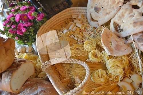 Image of catering buffet food indoor in luxury restaurant
