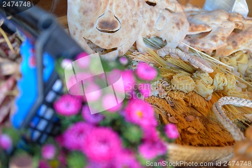 Image of catering buffet food indoor in luxury restaurant