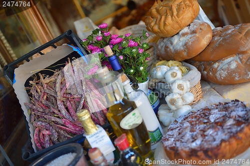 Image of catering buffet food indoor in luxury restaurant