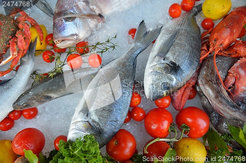 Image of Seafood on ice