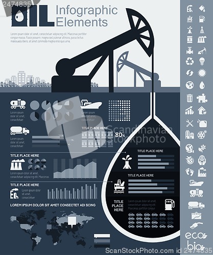 Image of Oil Industry Infographic Template