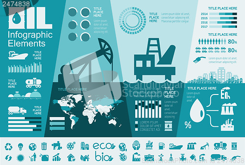 Image of Oil Industry Infographic Template