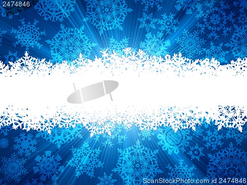 Image of Winter background template. EPS 10