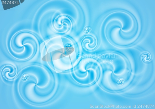 Image of Abstract elegant swirl vector design