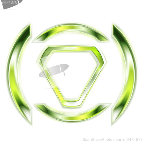 Image of Vector glowing shape