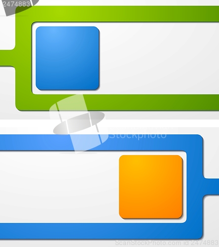 Image of Abstract vector business corporate design