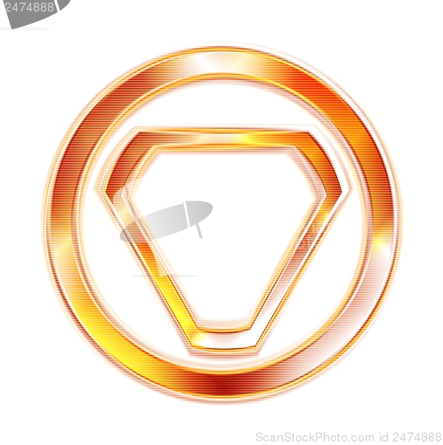 Image of Vector glowing shape