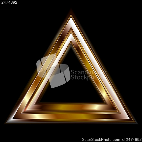 Image of Abstract vector triangle shape