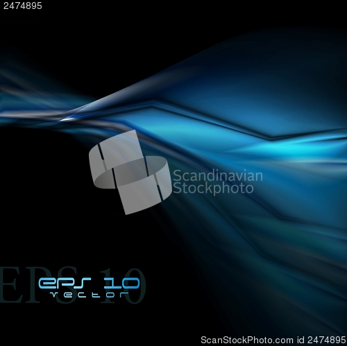 Image of Colourful vector dark blue design