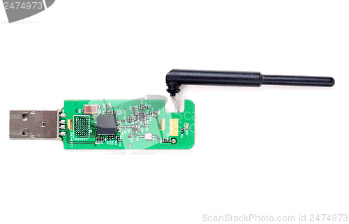 Image of Bluetooth module isolated on white