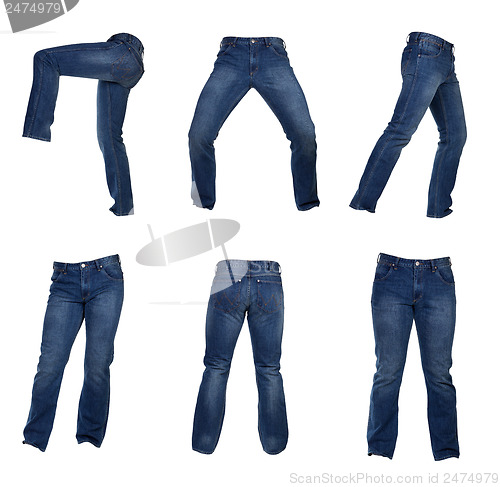 Image of collage of men jeans