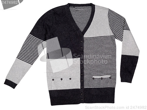 Image of gray wool sweater