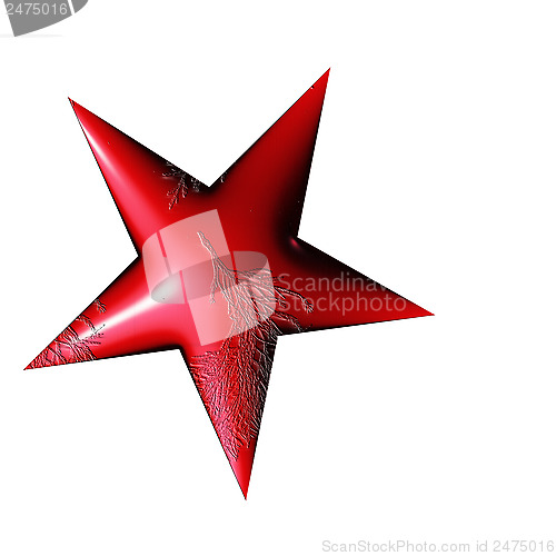 Image of Christmas red star