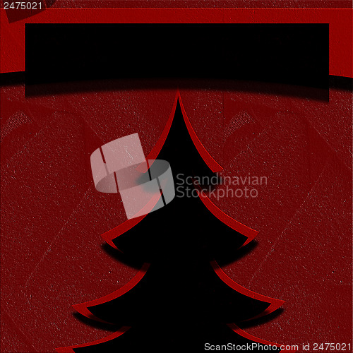 Image of Christmas tree with textures