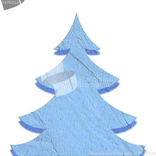 Image of Christmas tree with textures
