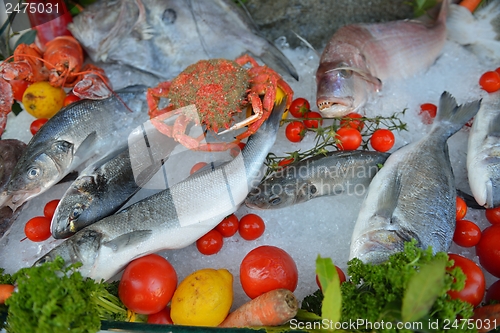 Image of Seafood on ice