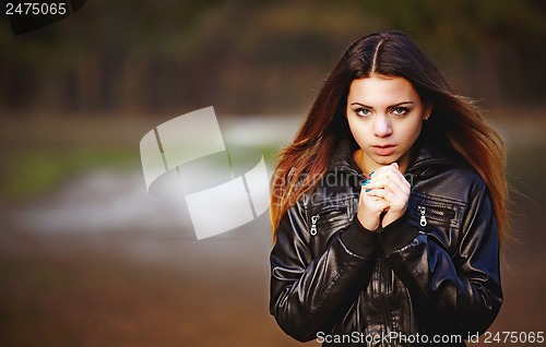 Image of Girl with a flower