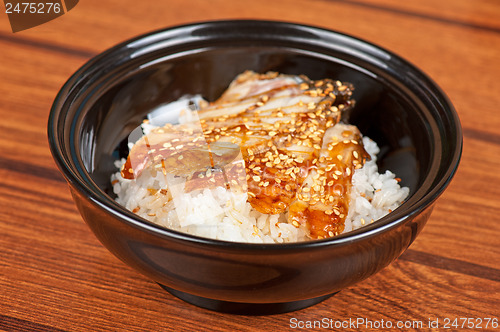 Image of eel with rice