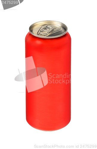 Image of Red Aluminum can