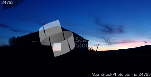Image of Farm Sunrise Panoramic