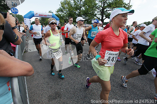 Image of Helsinki City Marathon, 18.08.2012. Traditional marathon held in