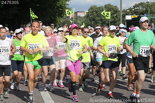 Image of Helsinki City Marathon, 18.08.2012. Traditional marathon held in