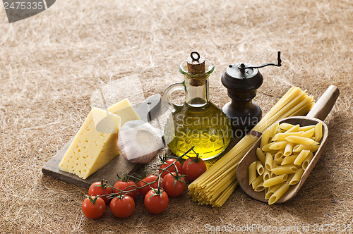Image of Raw pasta