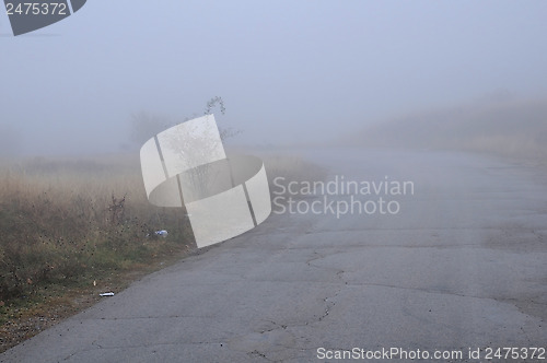 Image of Heavy Fog on the Road