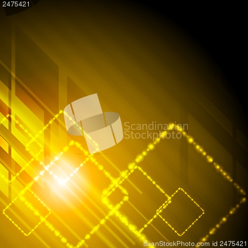 Image of Shiny vector hi-tech background