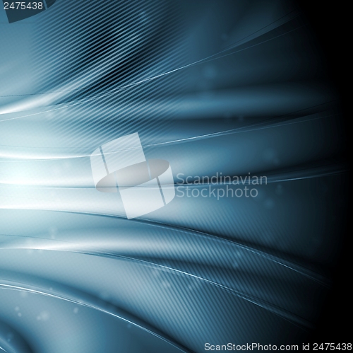 Image of Modern vector waves abstract design